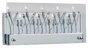 Flora Chrome 12 12 Wide ADA Bathroom Light Fixture H4305