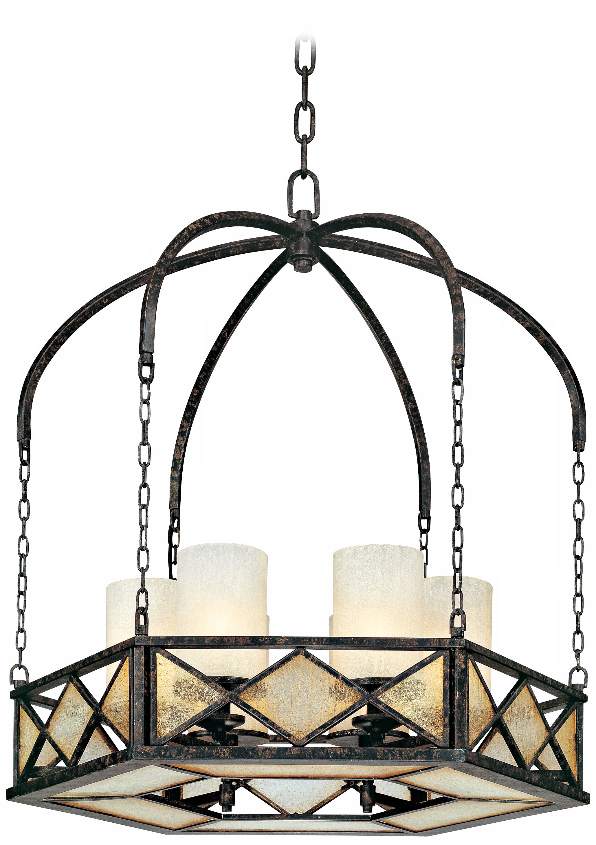 Harlequin Collection 27" Wide 6-Light Chandelier