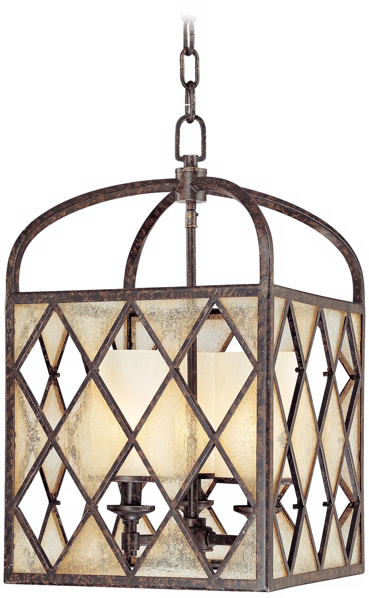 Harlequin Collection 13" Wide 3-Light Chandelier