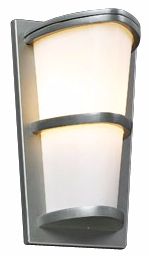 Allegra Silver 13 1/4" High Outdoor Wall Light