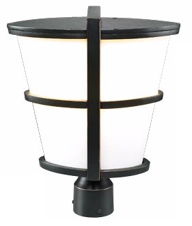 Allegra Oil-Rubbed Bronze 16" High Outdoor Post Light