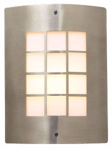 Deco Grid Pattern 11 3/4" High Outdoor Wall Light