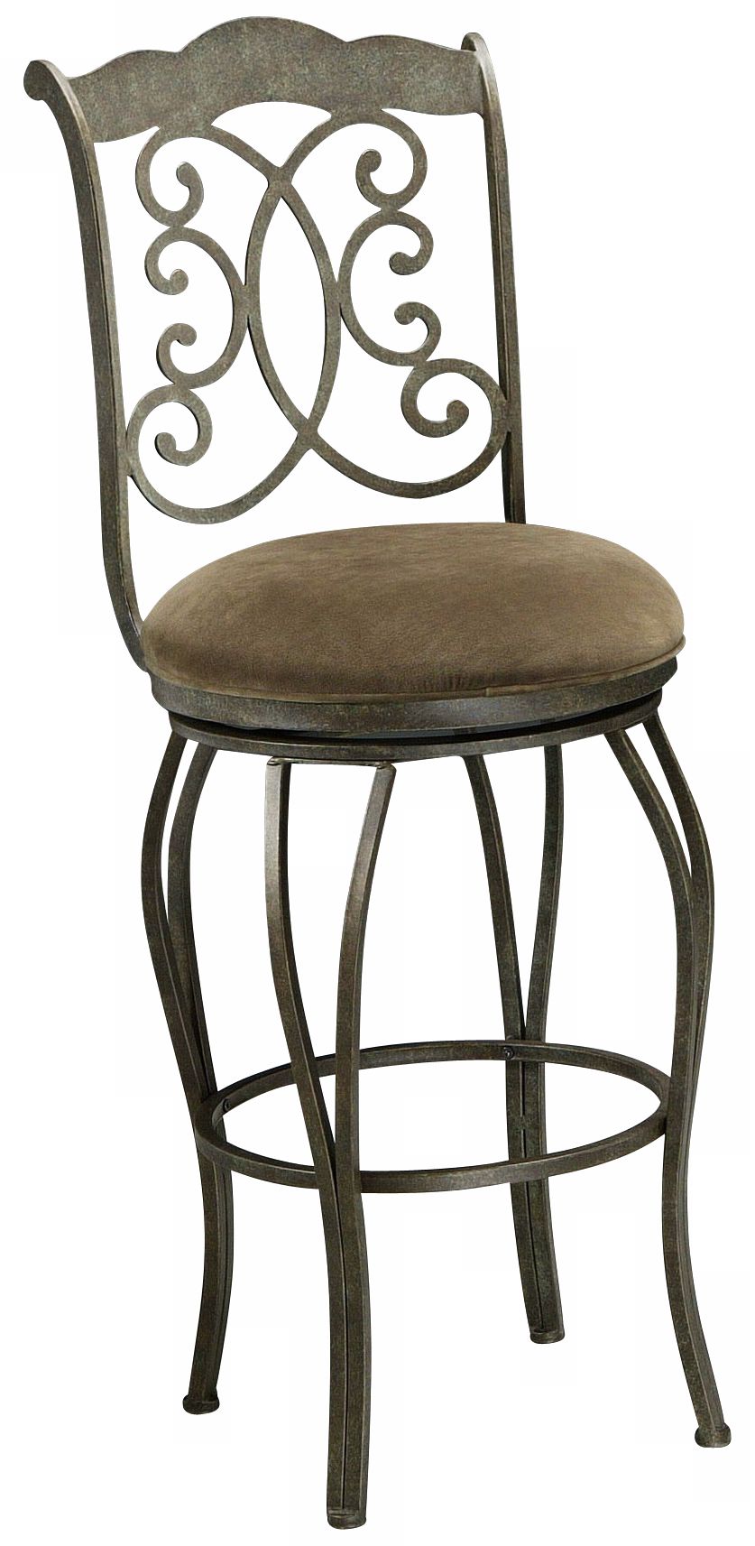 Pastel Athena Swivel 26" High Counter Stool