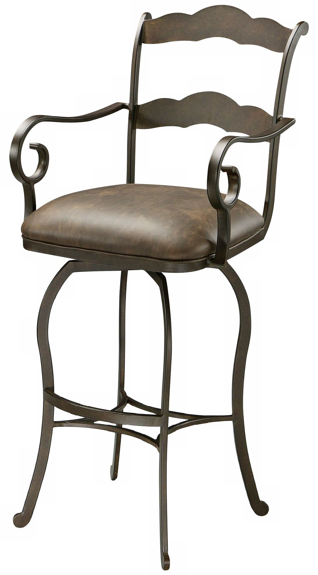 Pastel Cannes Swivel 26" High Counter Stool