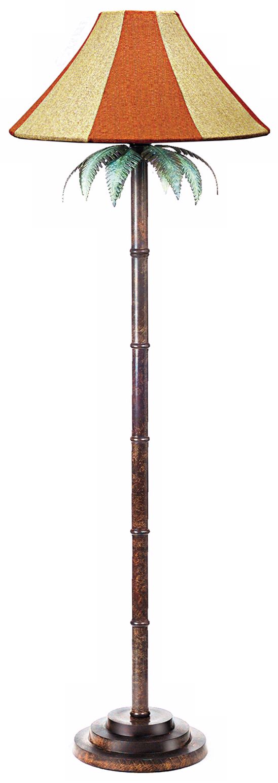Palmella I Two-Tone Outdoorable® Shade Floor Lamp