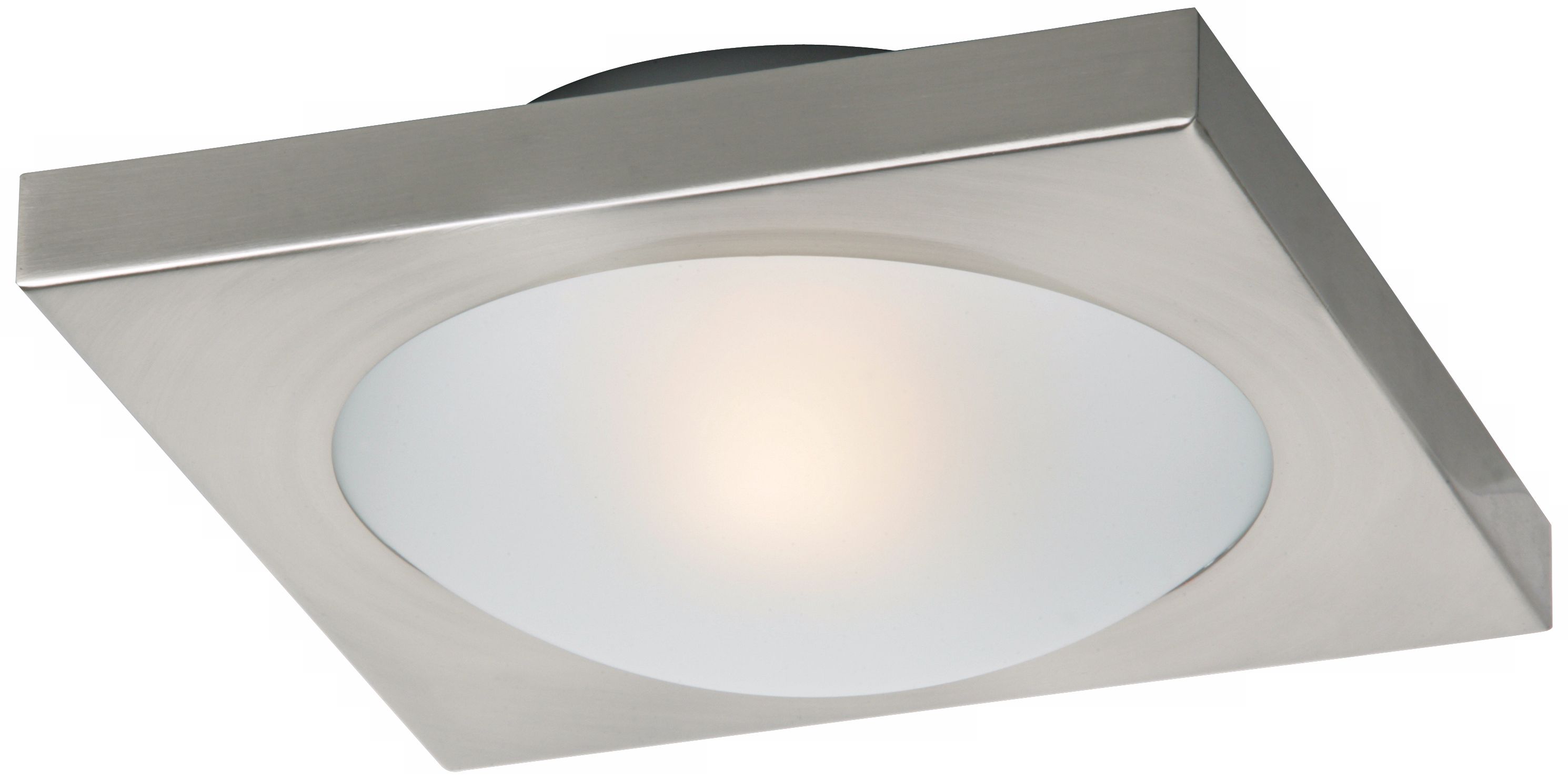 Piccolo Nickel Square 7 1/2" Wide Ceiling Light