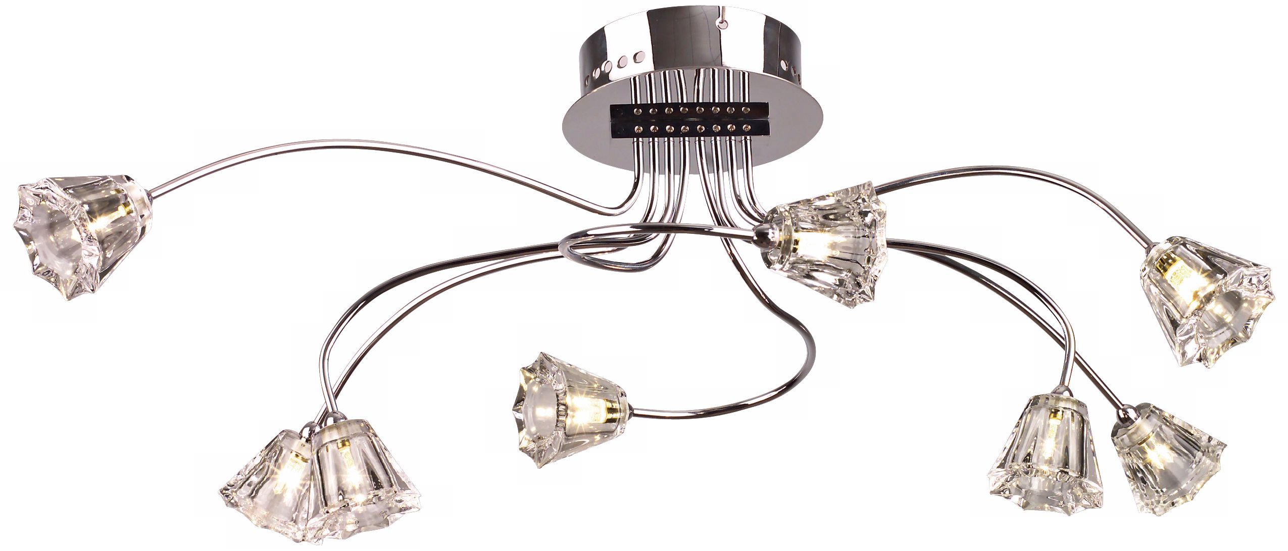Stellar Collection 31" Wide 8-Light Ceiling Light