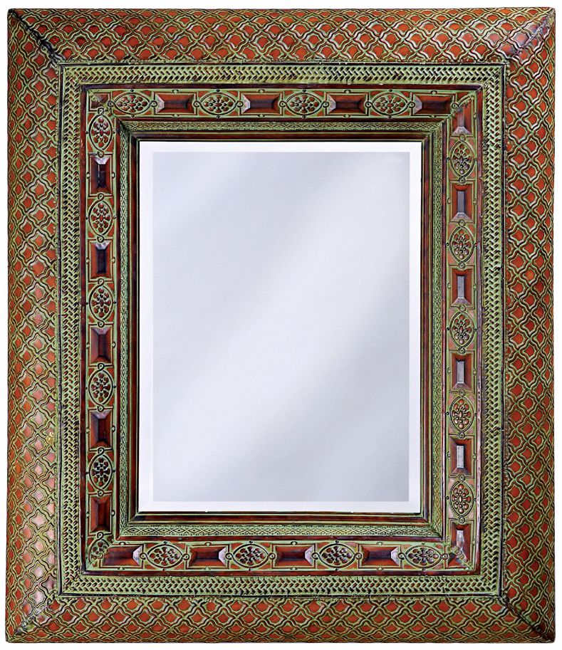 Galvez  Metal 40" High Wall Mirror