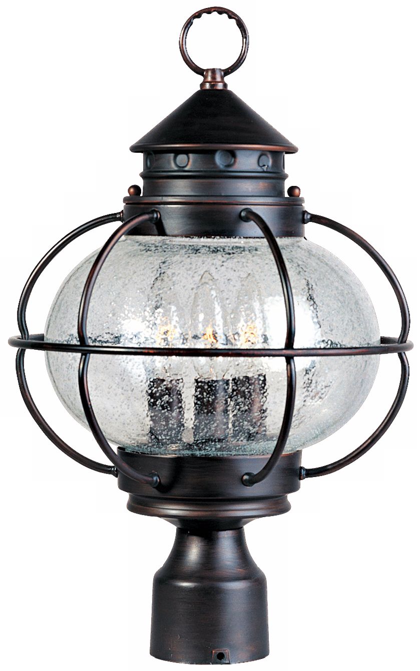 Nautington 16" High Outdoor Post Lantern