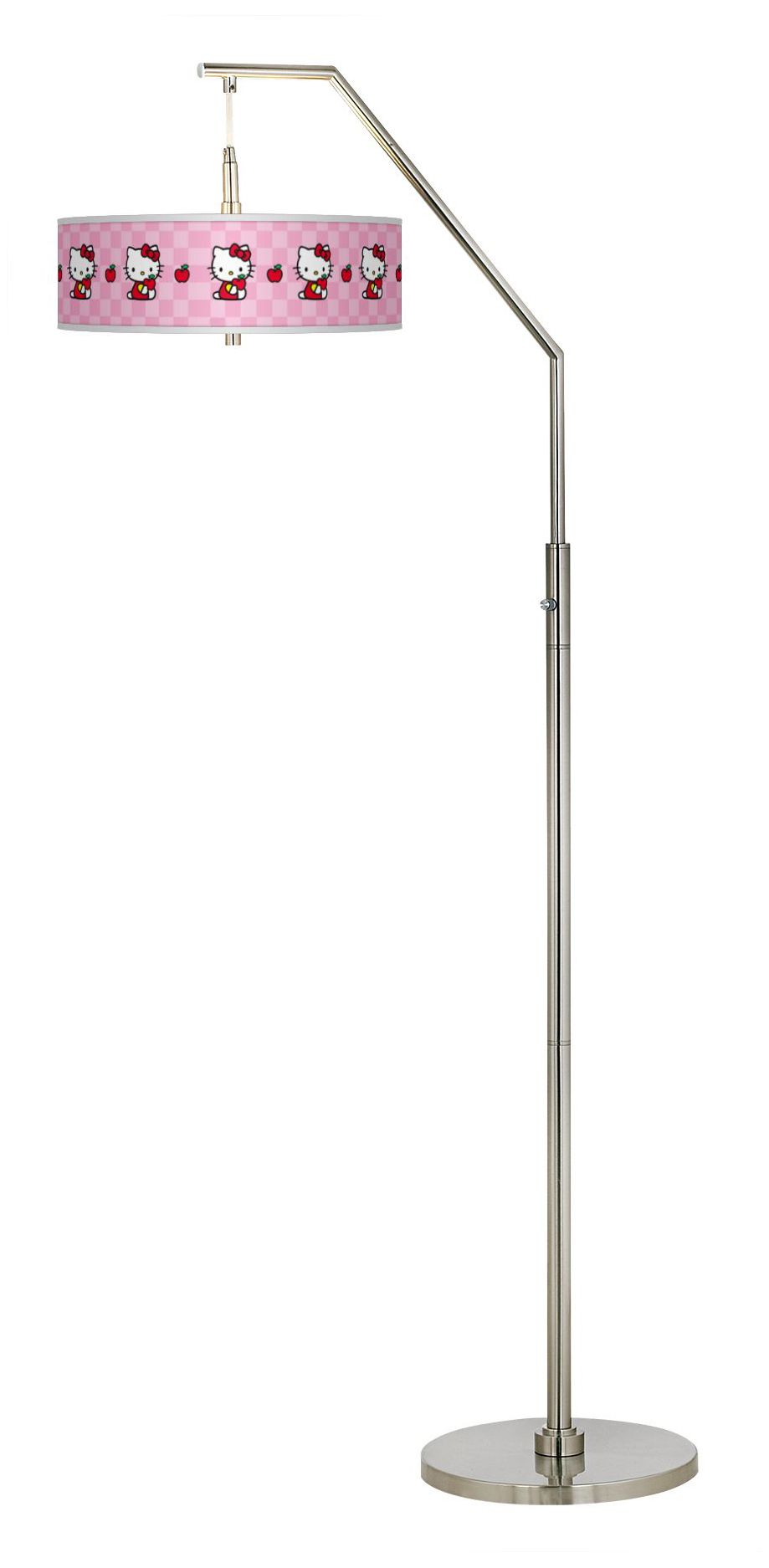Hello Kitty Apples Giclee Shade Arc Floor Lamp