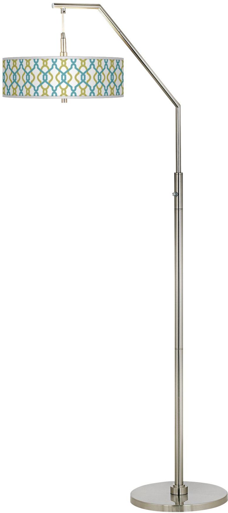 Hyper Links Giclee Shade Arc Floor Lamp