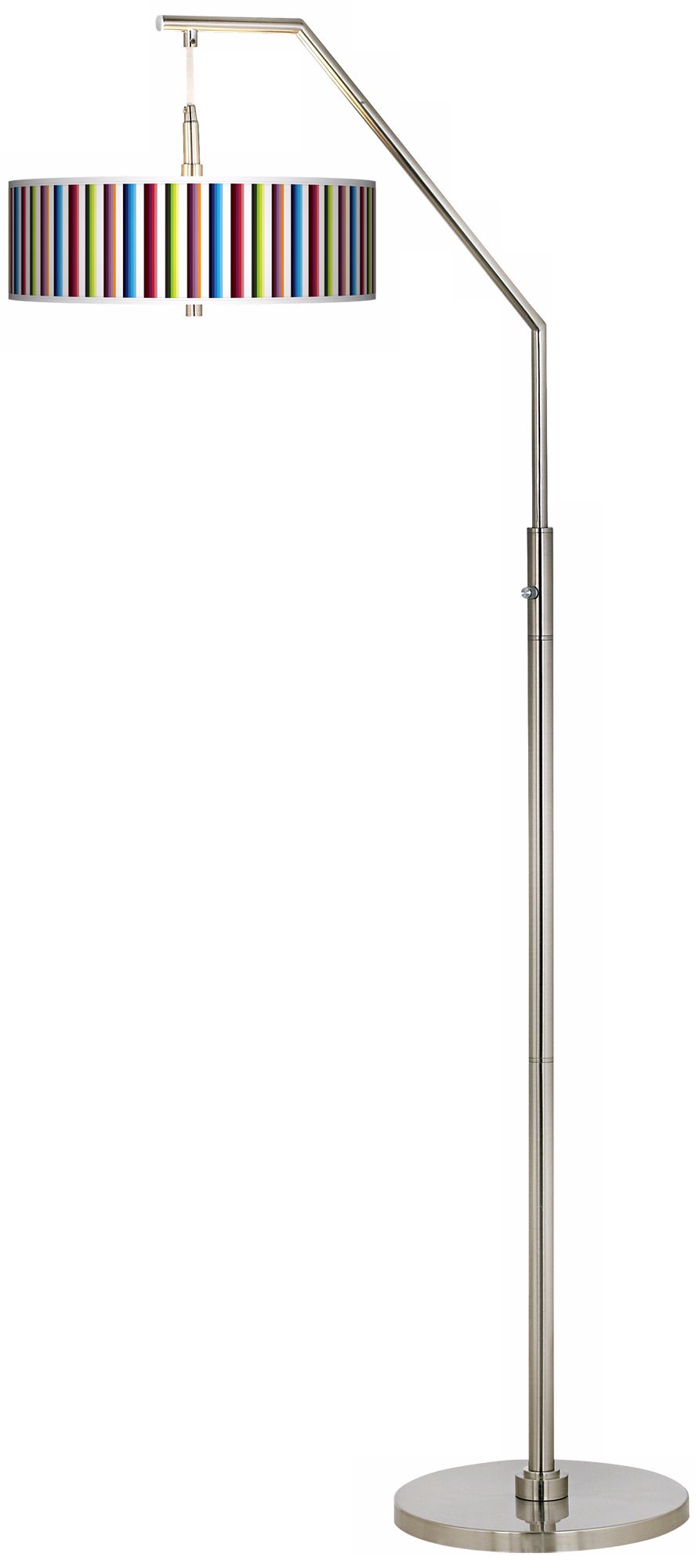 Technocolors Giclee Shade Arc Floor Lamp
