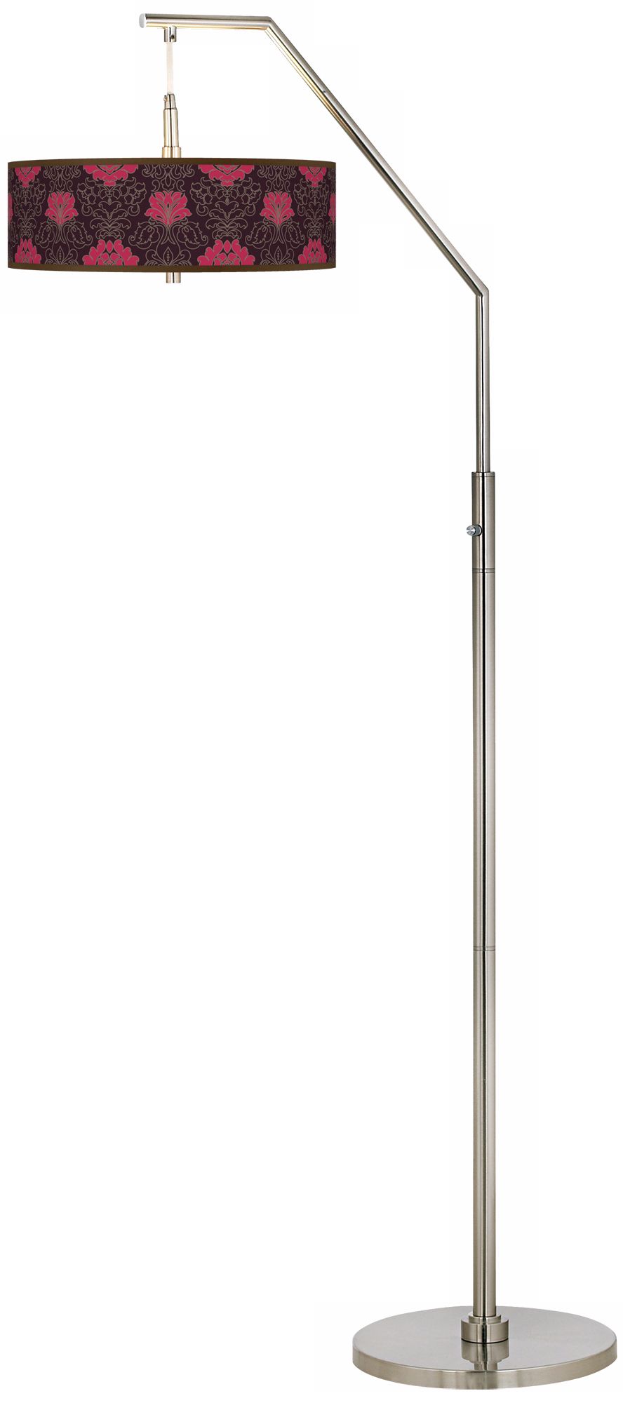 Stacy Garcia Florentia Wild Berry Giclee Arc Floor Lamp