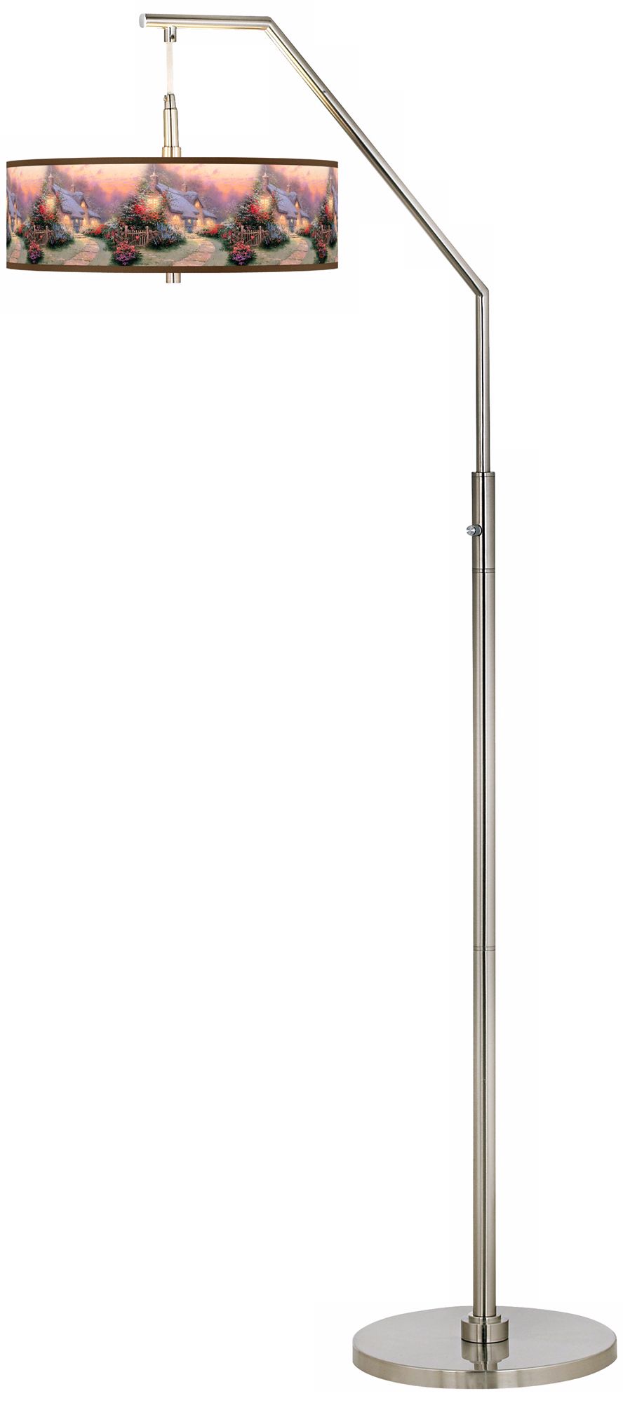 Thomas Kinkade Glory of Evening Arc Floor Lamp