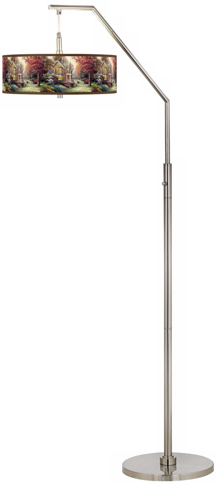 Thomas Kinkade Victorian Autumn Arc Floor Lamp