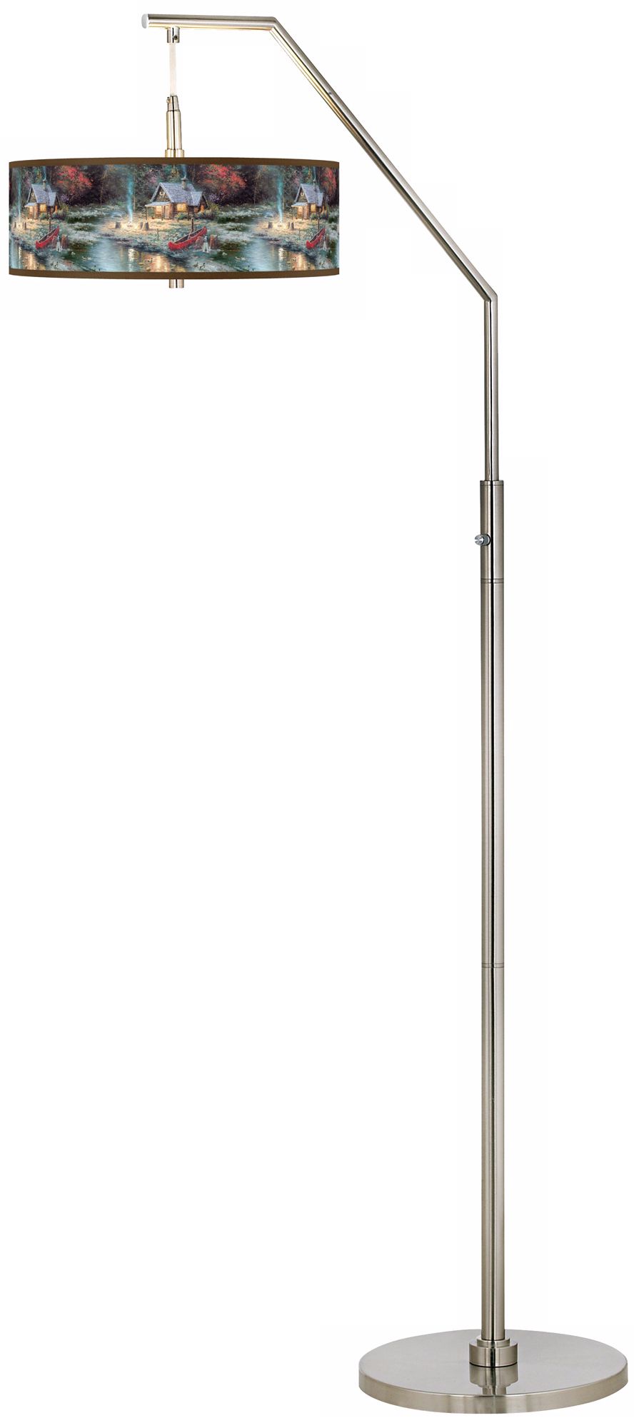 Thomas Kinkade The End Of A Perfect Day II Arc Floor Lamp