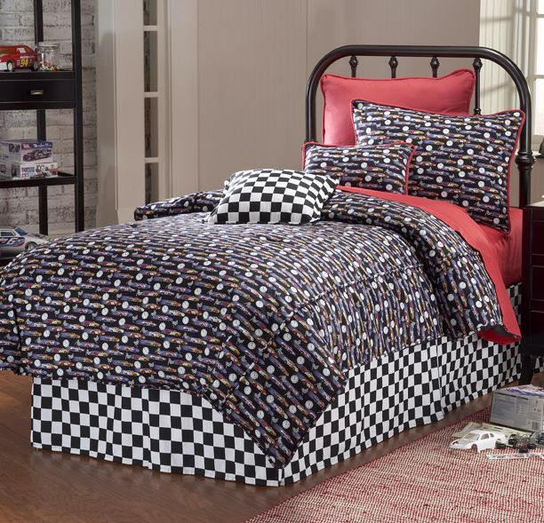 Fast Cars 4-Piece Bed Set (Twin)