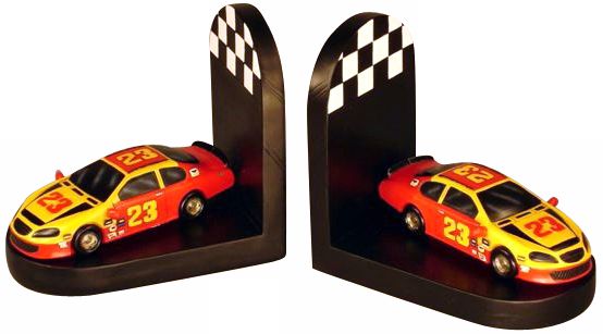 Race Car Bookends