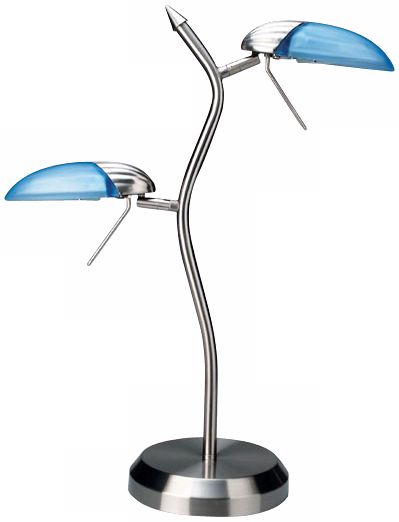 Lite Source Dancer Collection Blue Desk Lamp