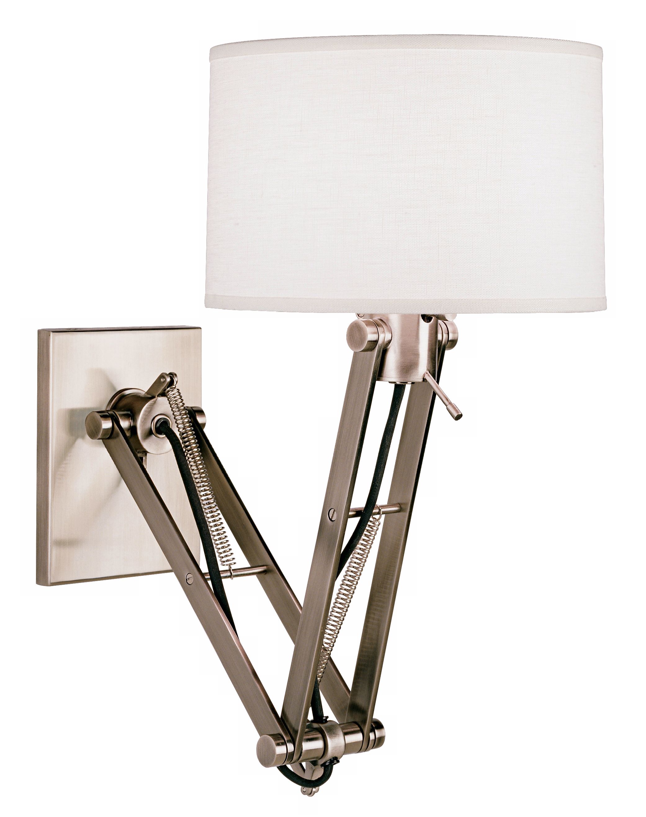 Robert Abbey Gilbert Dark Nickel Plug-In Swing Arm
