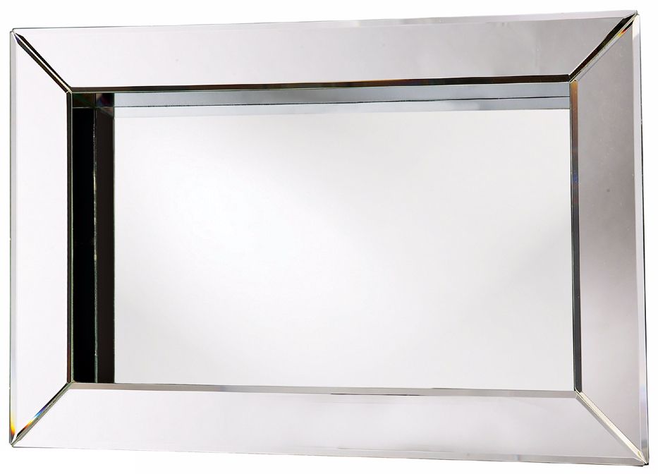 Picture Frame Rectangular 24" Wide Wall Mirror