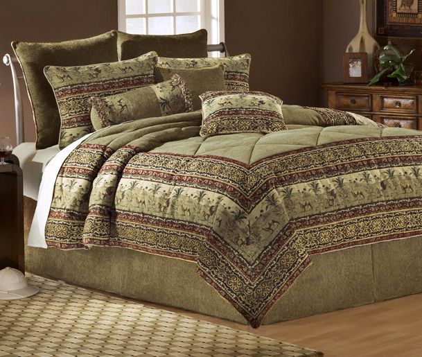 African Safari 14-Piece Super Pack Bed Set (King)