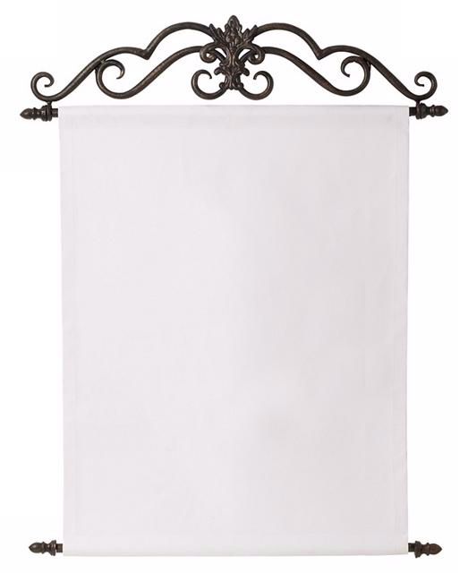 Florida Bronze 40" Wide Metal Bar for Tapestry