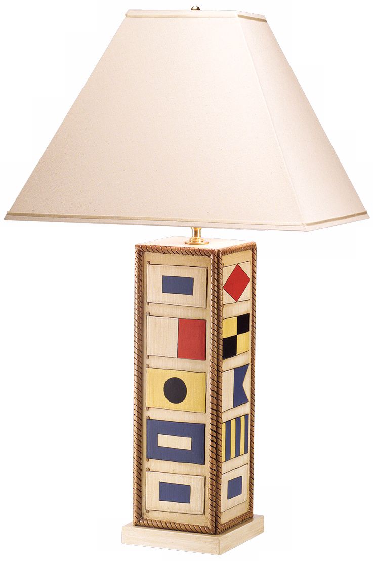 Shady Lady Coastal Sail Away Nautical Table Lamp