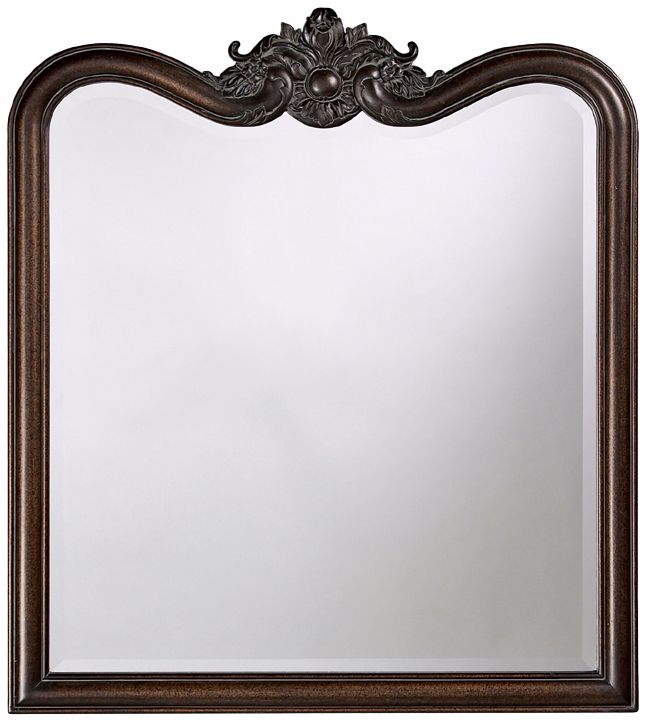 Lorraine Crest Top 38" High Wall Mirror