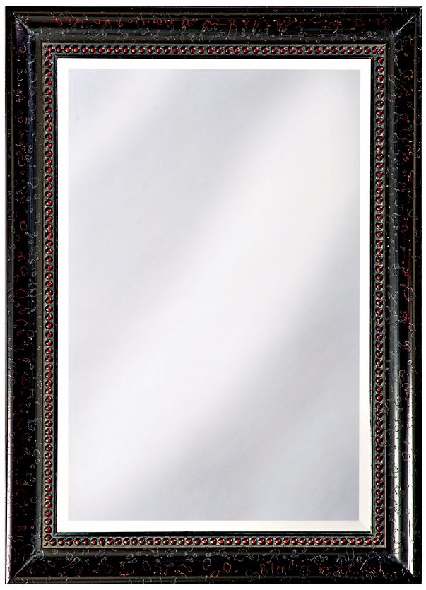 Telluride Antique Black 43" High Wall Mirror