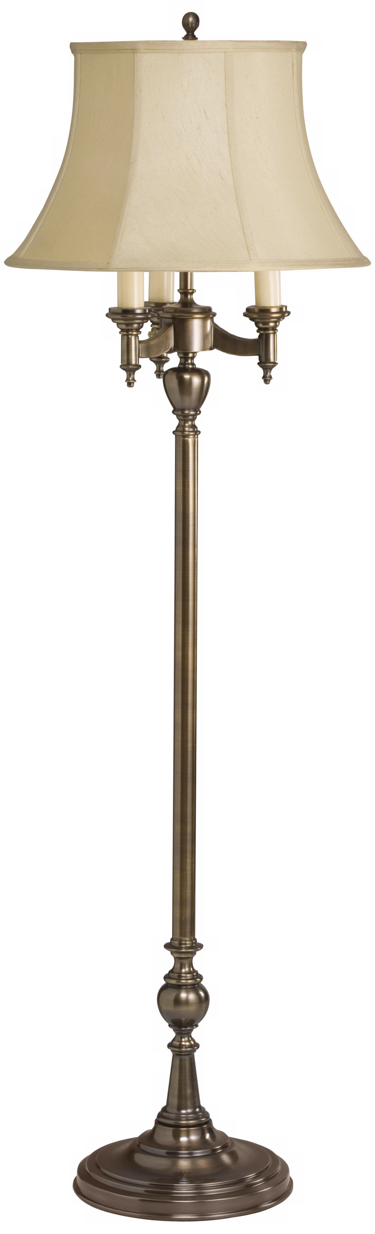 New Traditions Patina Brass Floor Lamp