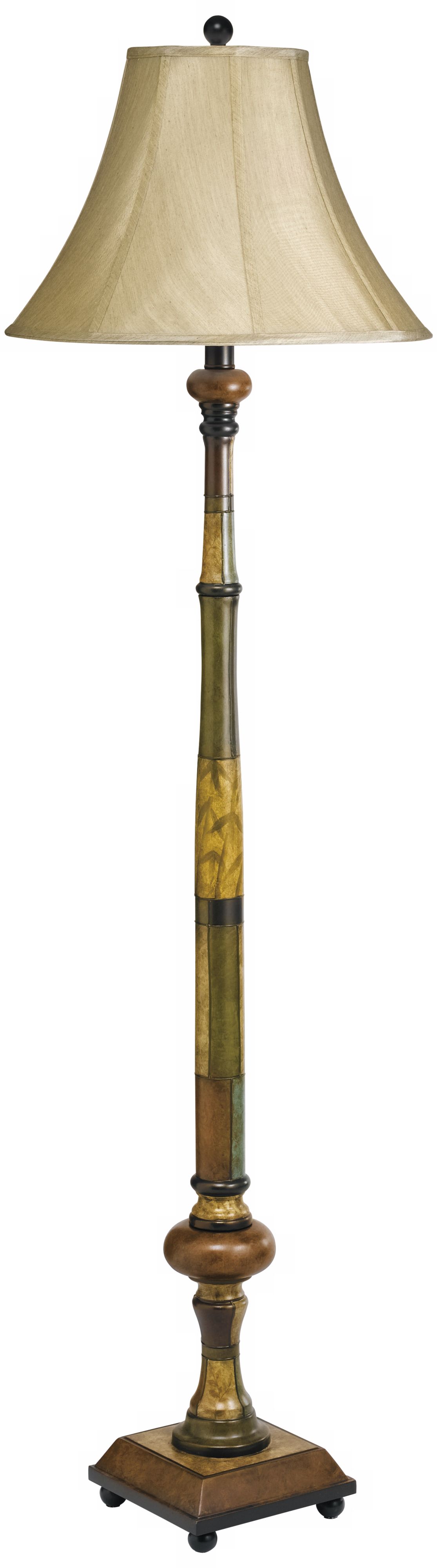 Tonbo Wood Finish Floor Lamp