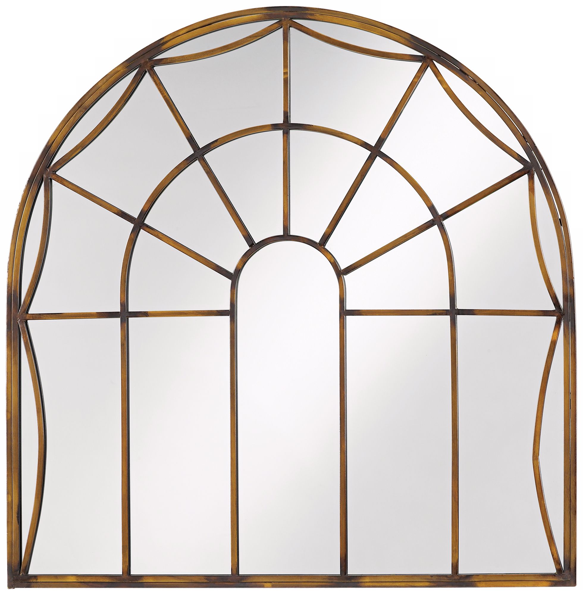 Weyland Window Pane 37" Wide Wall Mirror