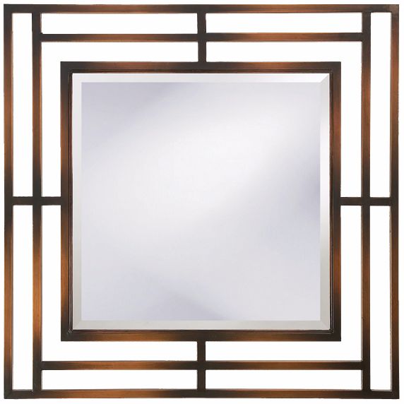 Allister Square 36" Wide Wall Mirror