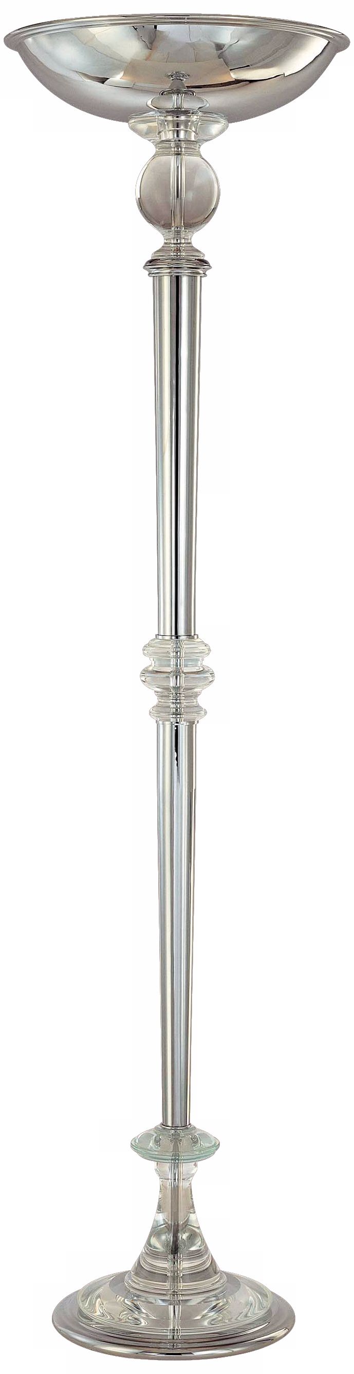 Disney Kingswell Collection Chrome Finish Torchiere