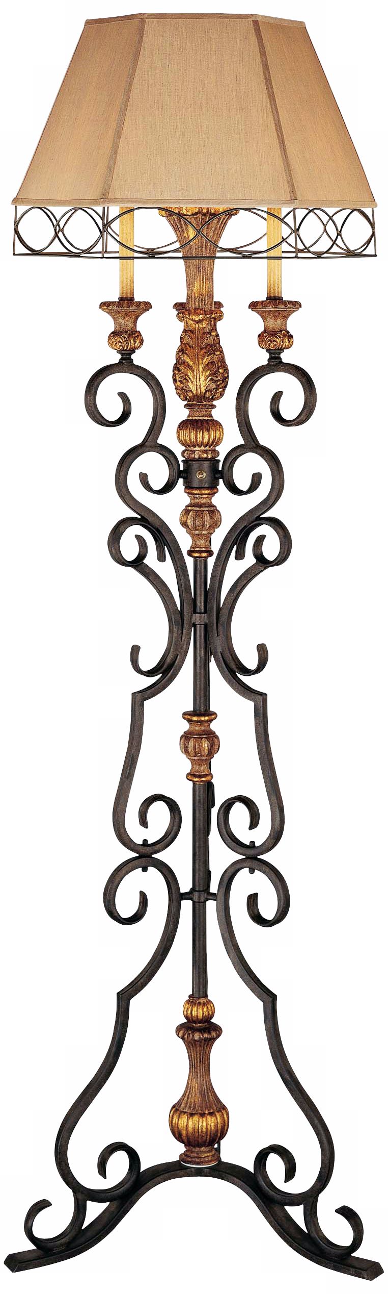 Ambience Monte Titano Oro 70" High Floor Lamp