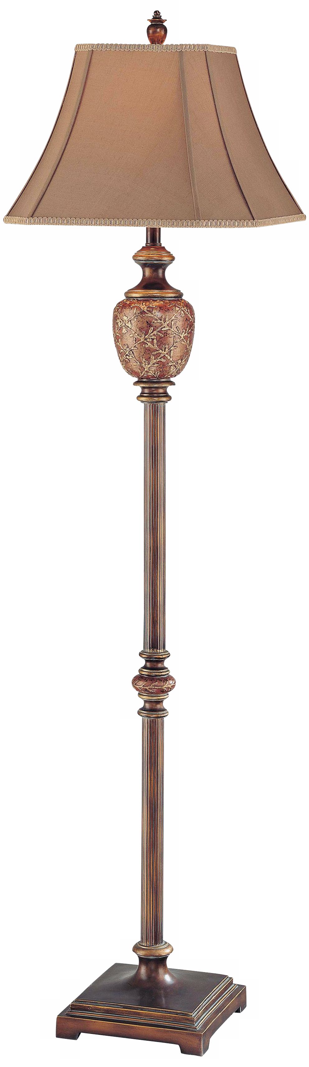 Ambience Golden Bronze Finish 65" High Floor Lamp
