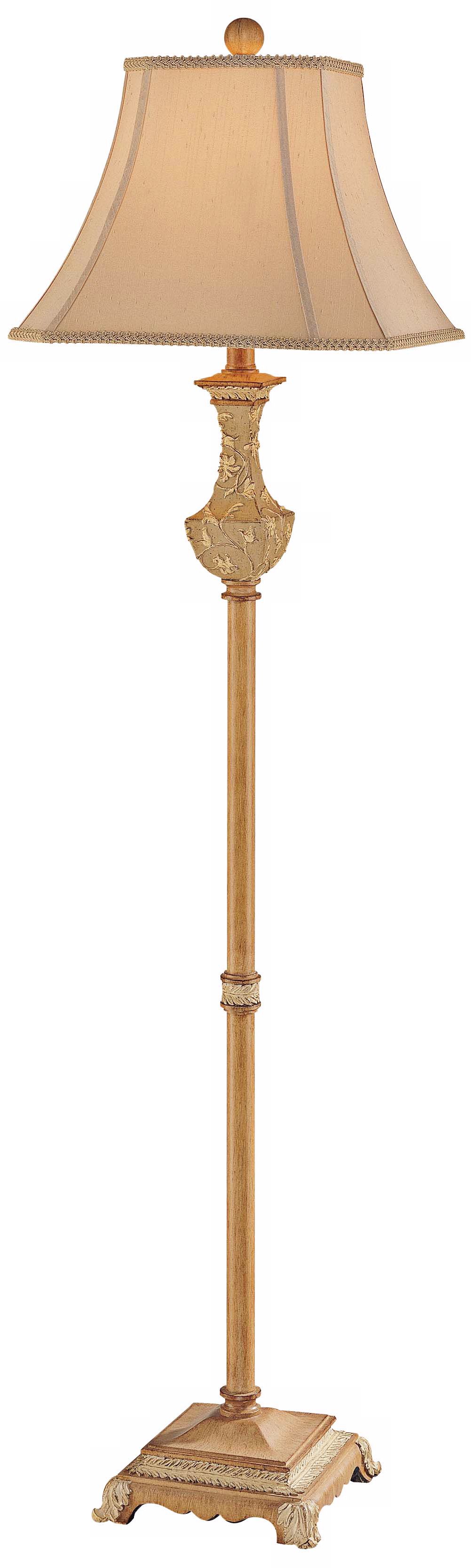 Ambience Light Gold Finish 61" High Floor Lamp