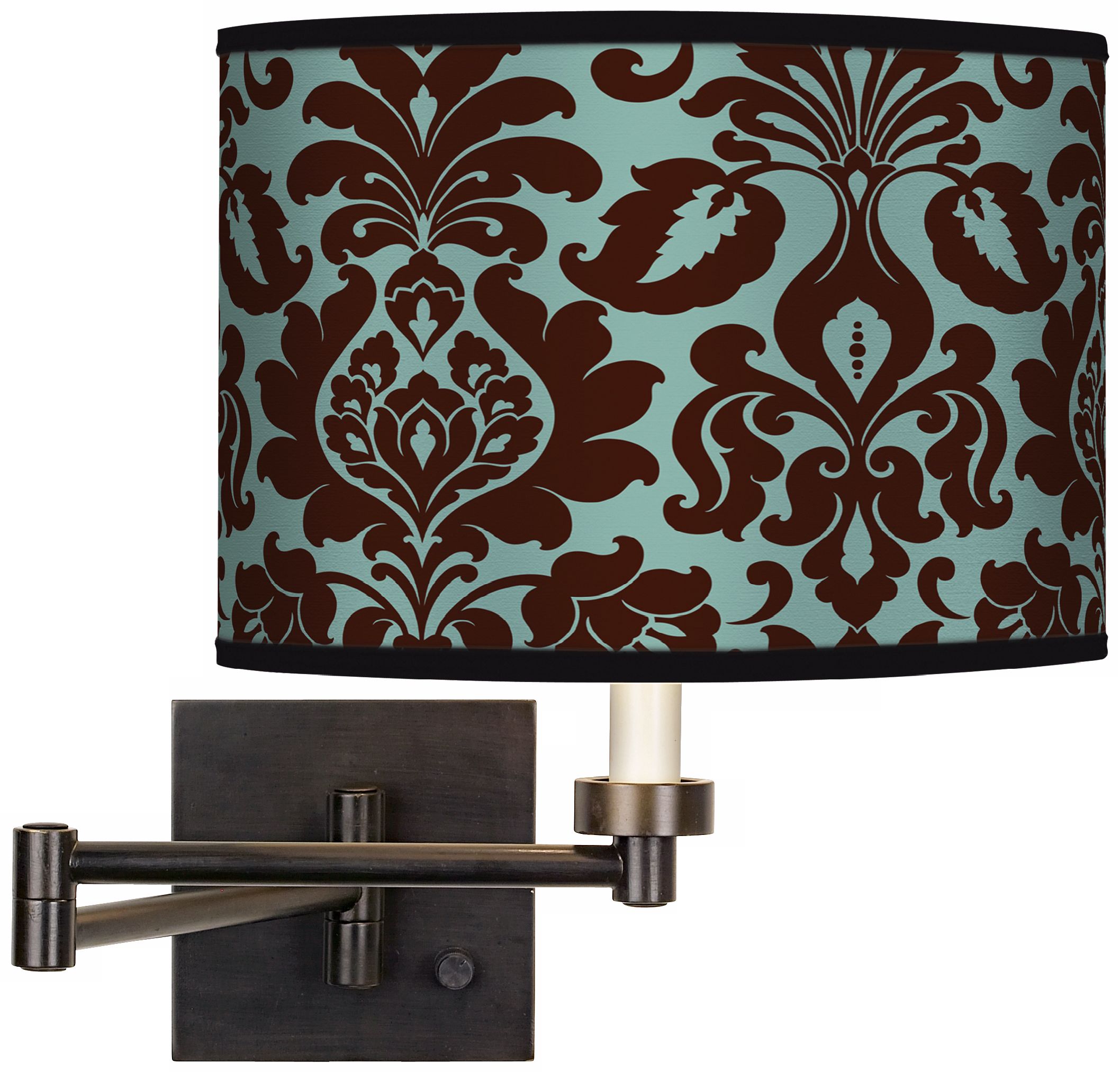 Stacy Garcia Kiwi Tini Florence Bronze Swing Arm Wall Light