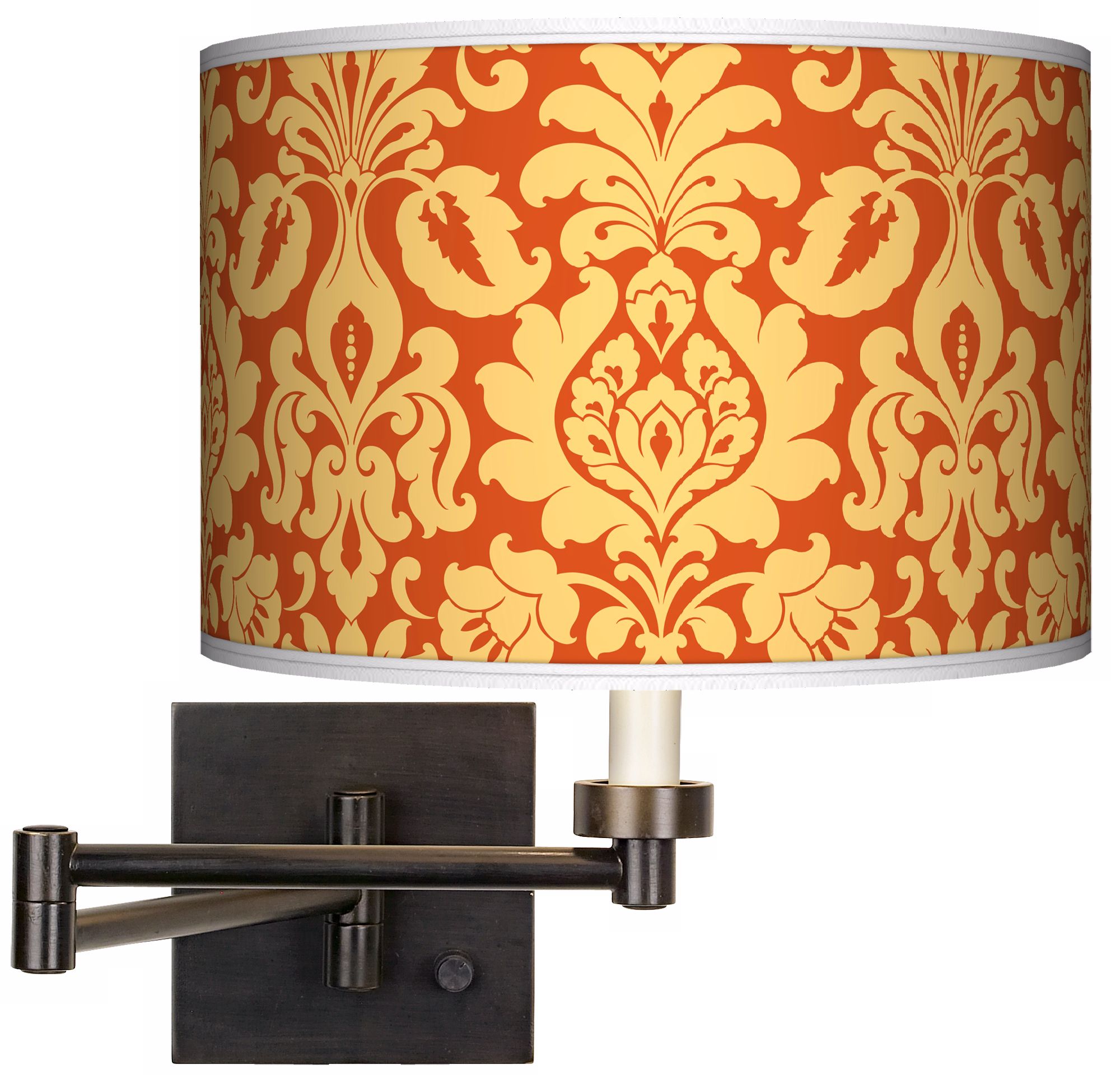 Stacy Garcia Harvest Florence Giclee Bronze Swing Arm Wall Light