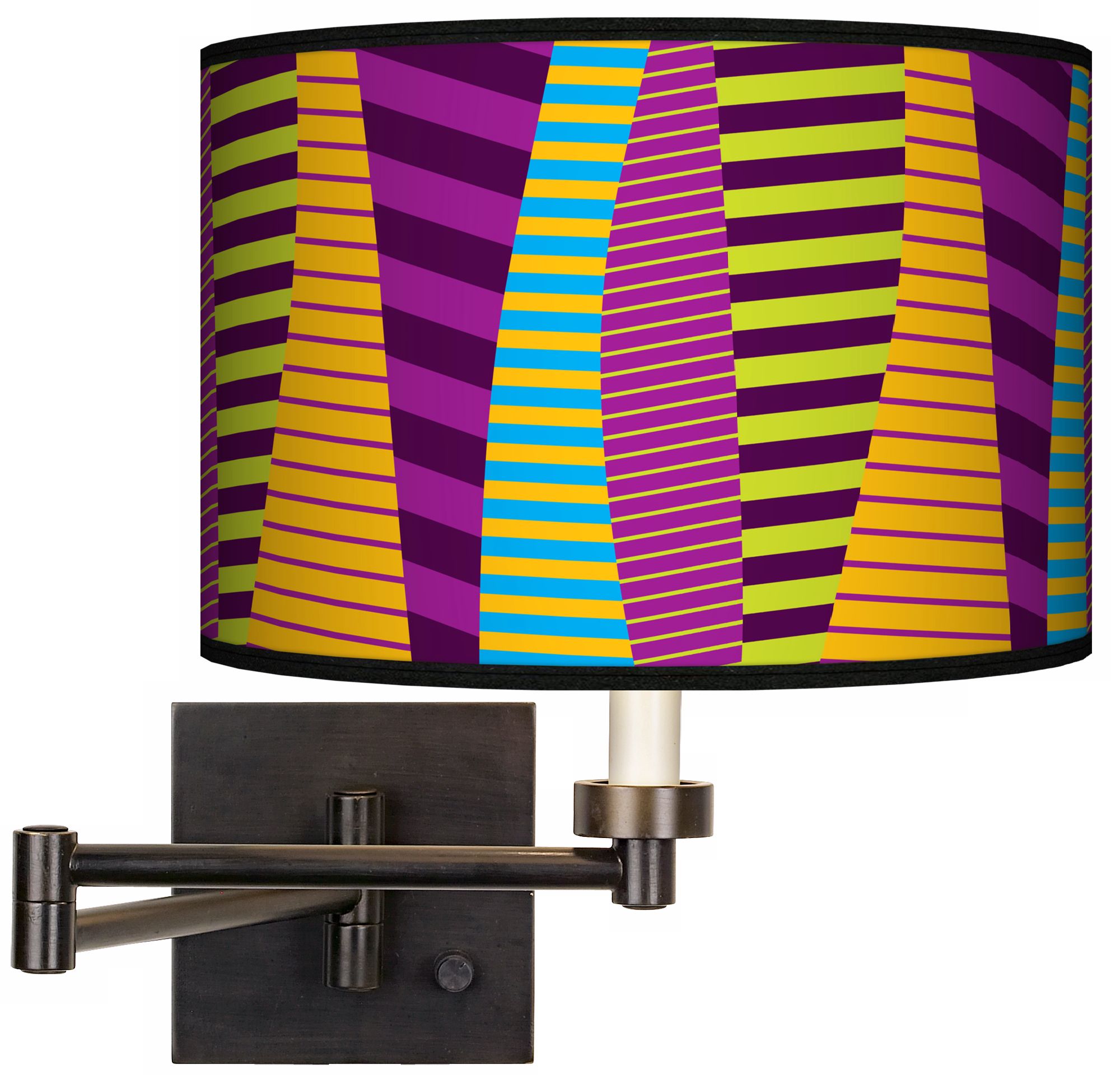 Mambo Giclee Bronze Swing Arm Wall Light