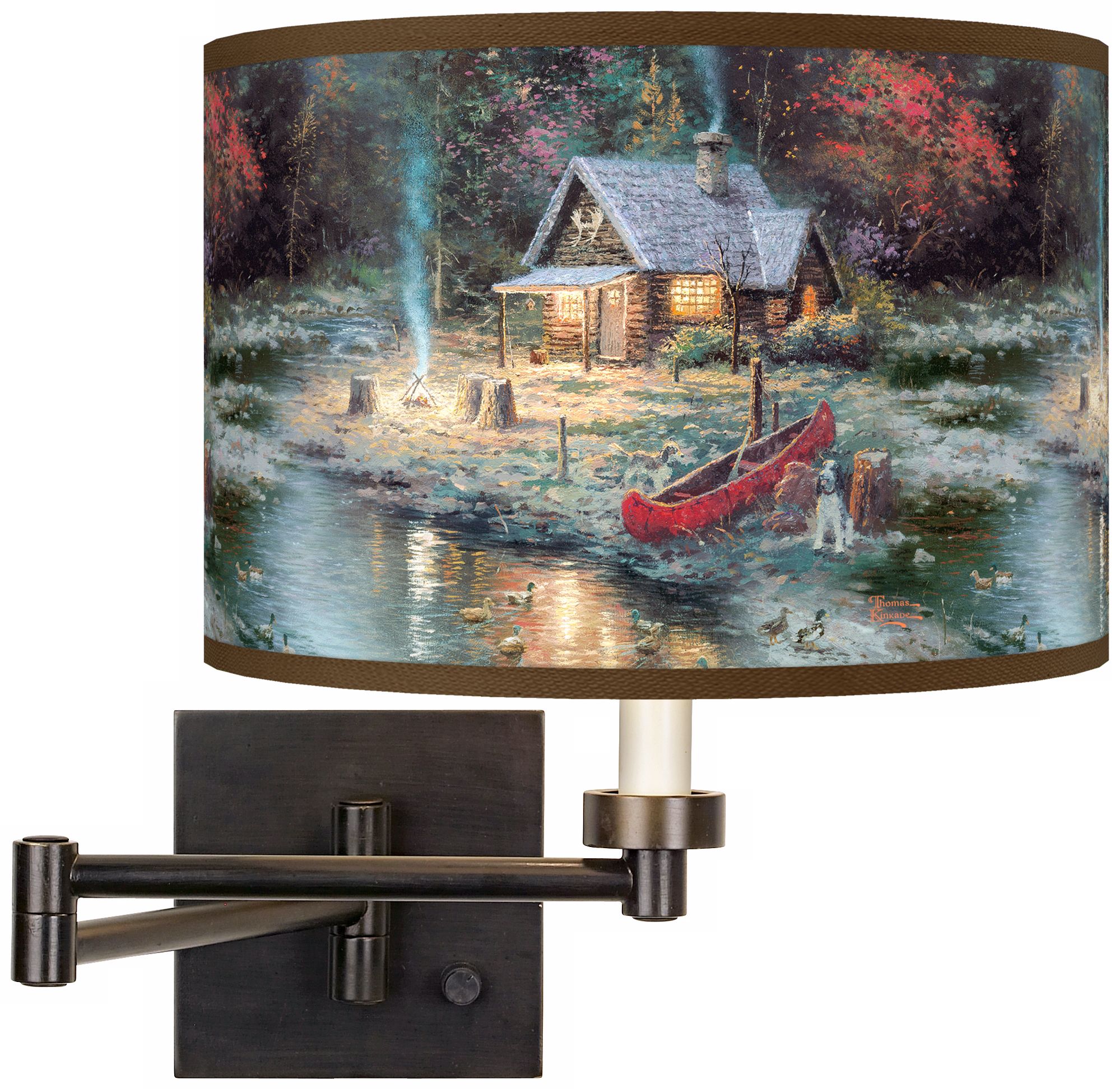 Thomas Kinkade The End Of A Perfect Day II Wall Light