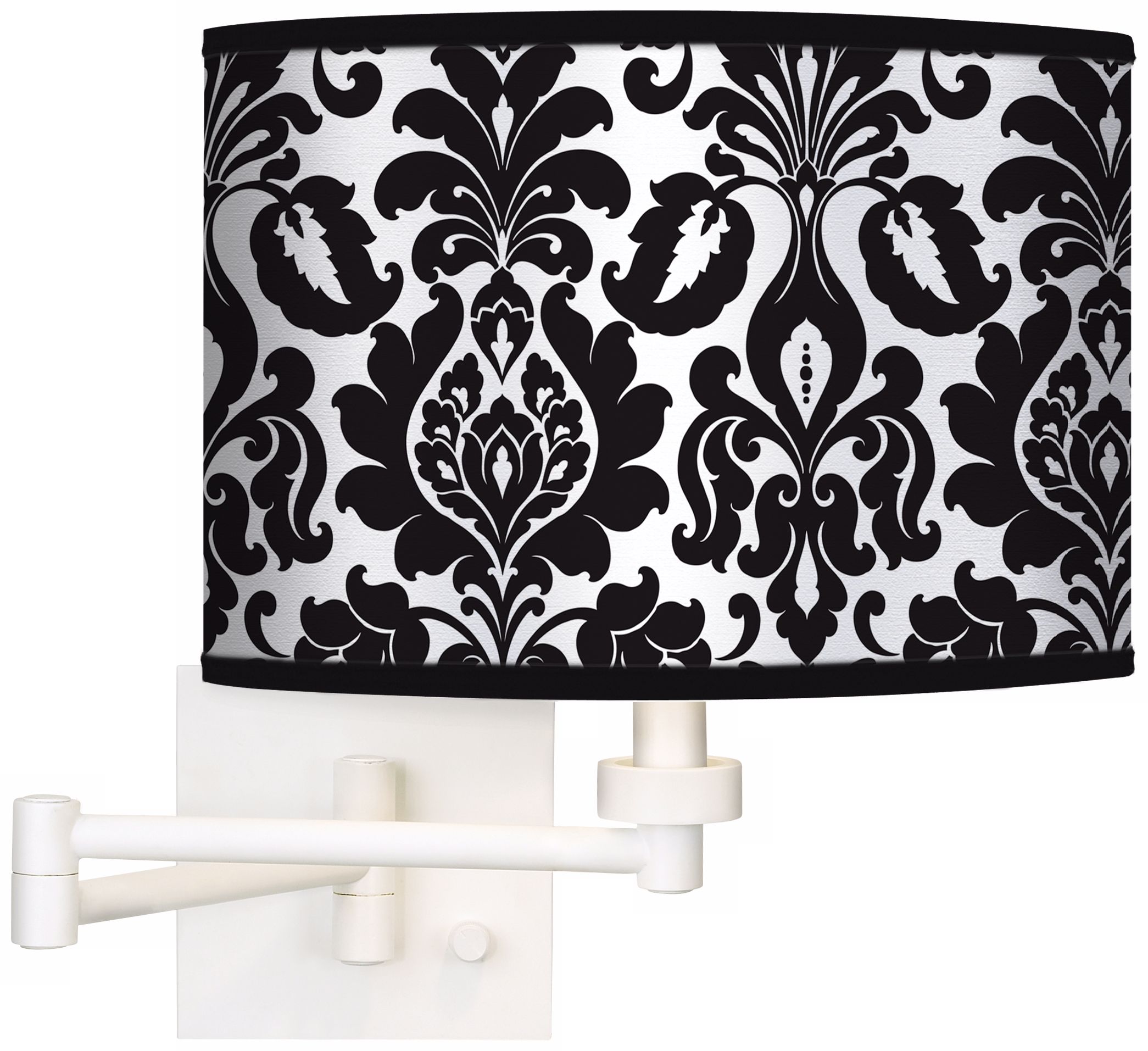 Stacy Garcia Metropolitan Giclee White Swing Arm Wall Light
