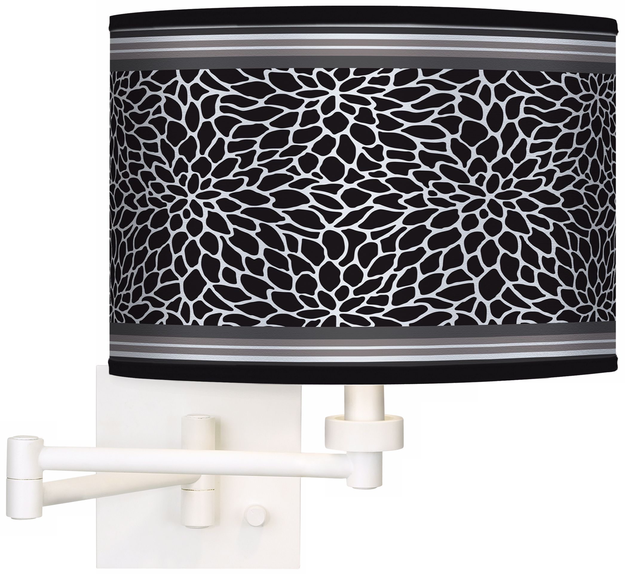 Stacy Garcia Metropolitan Dahlia White Swing Arm Wall Light