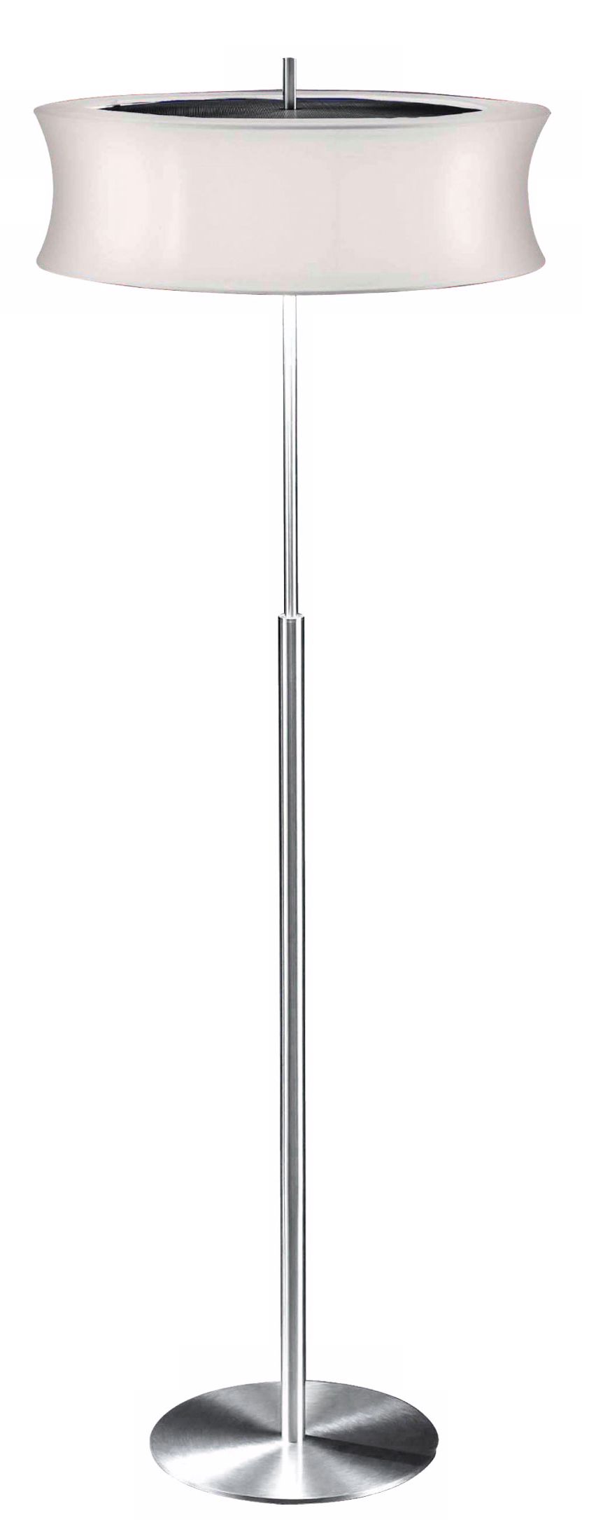 Lightweights White Spandex Shade Floor Lamp