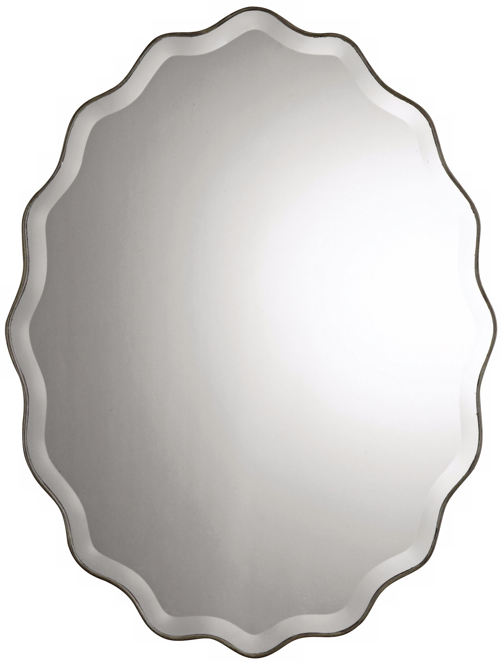 Uttermost Teodora Silver Finish 40" High Wall Mirror