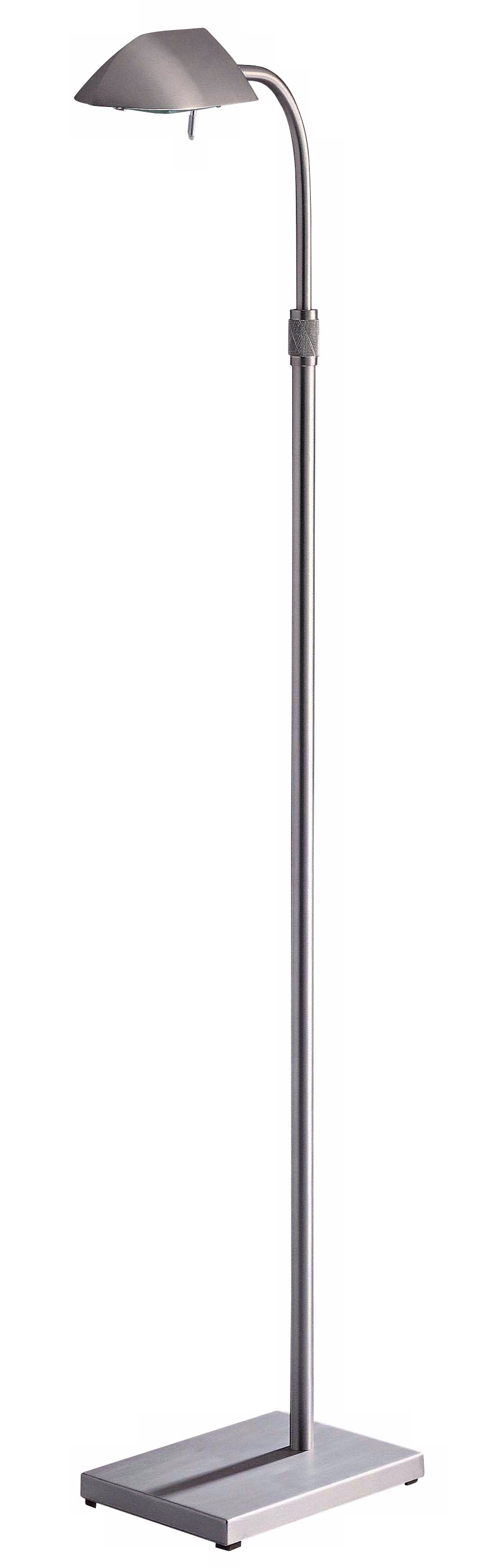 George Kovacs Matte Nickel  Adjustable Pharmacy Floor Lamp