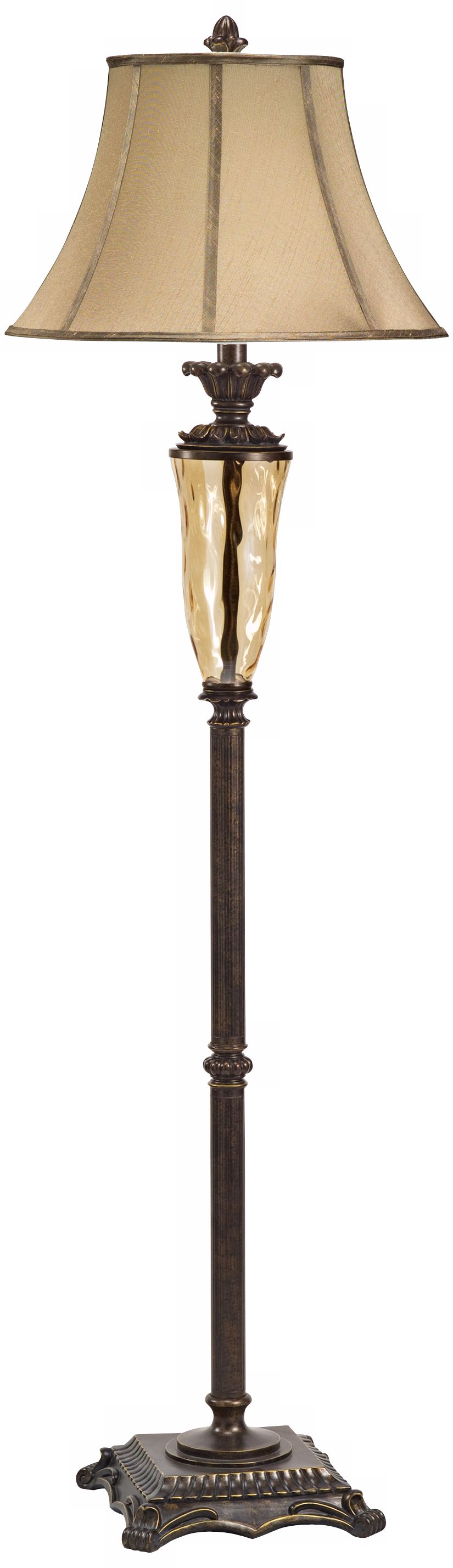 Cheswick Champagne Water Glass Floor Lamp
