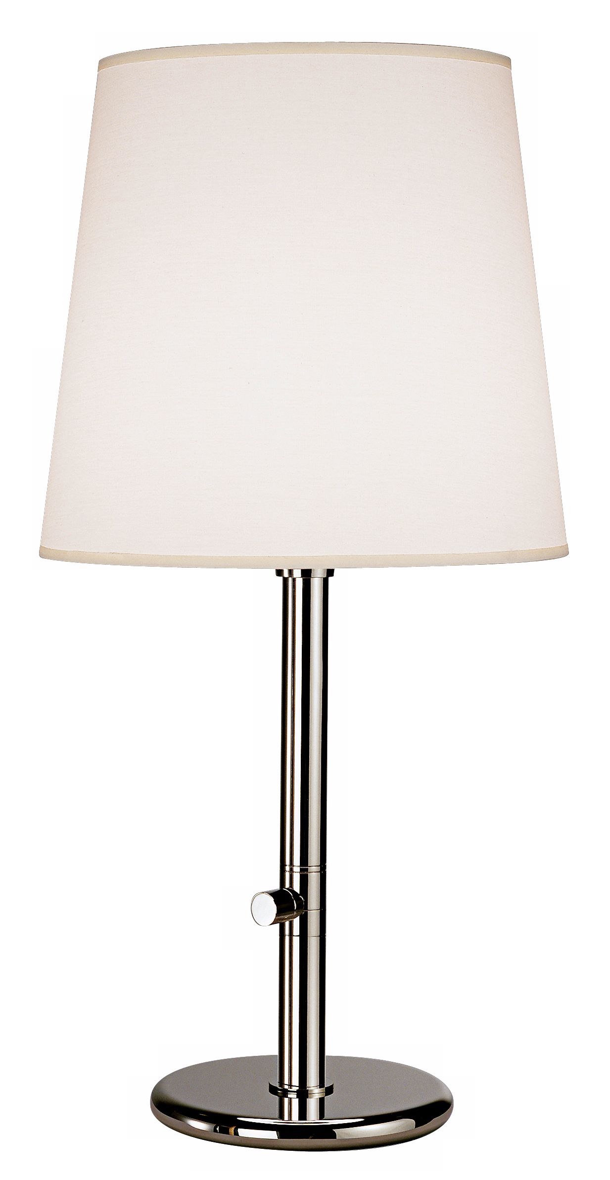Robert Abbey Polished Nickel with Fondine Shade Table Lamp