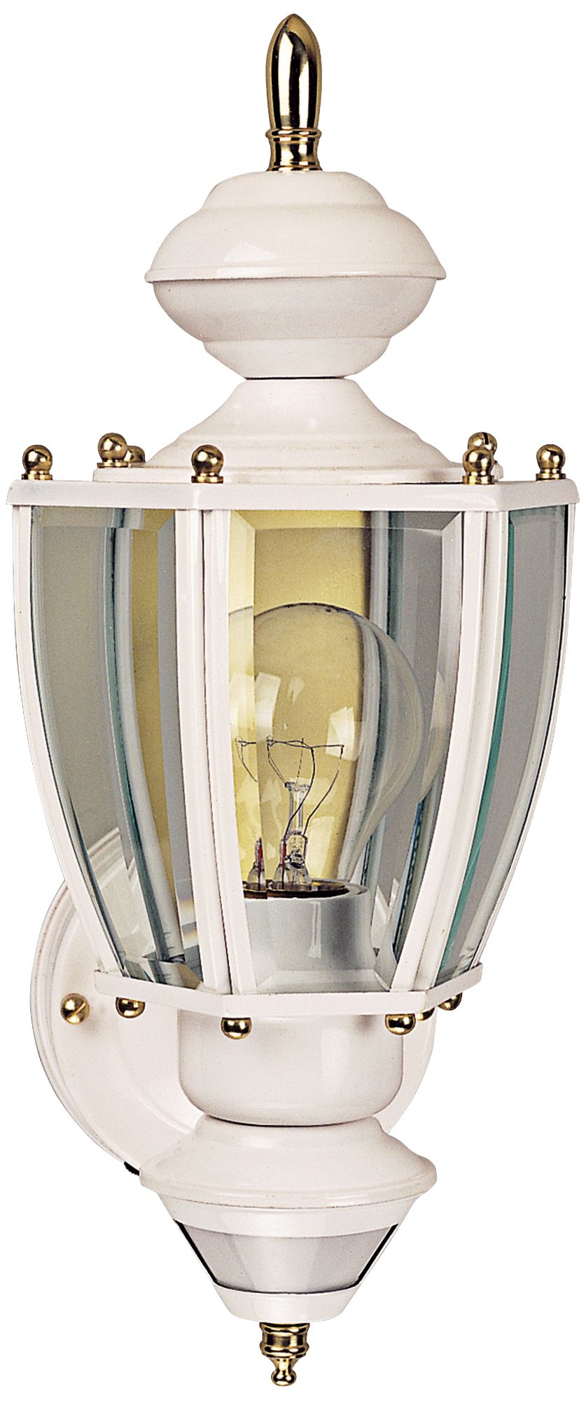 Richmond Coach White Motion Sensor Outdoor Wall Light